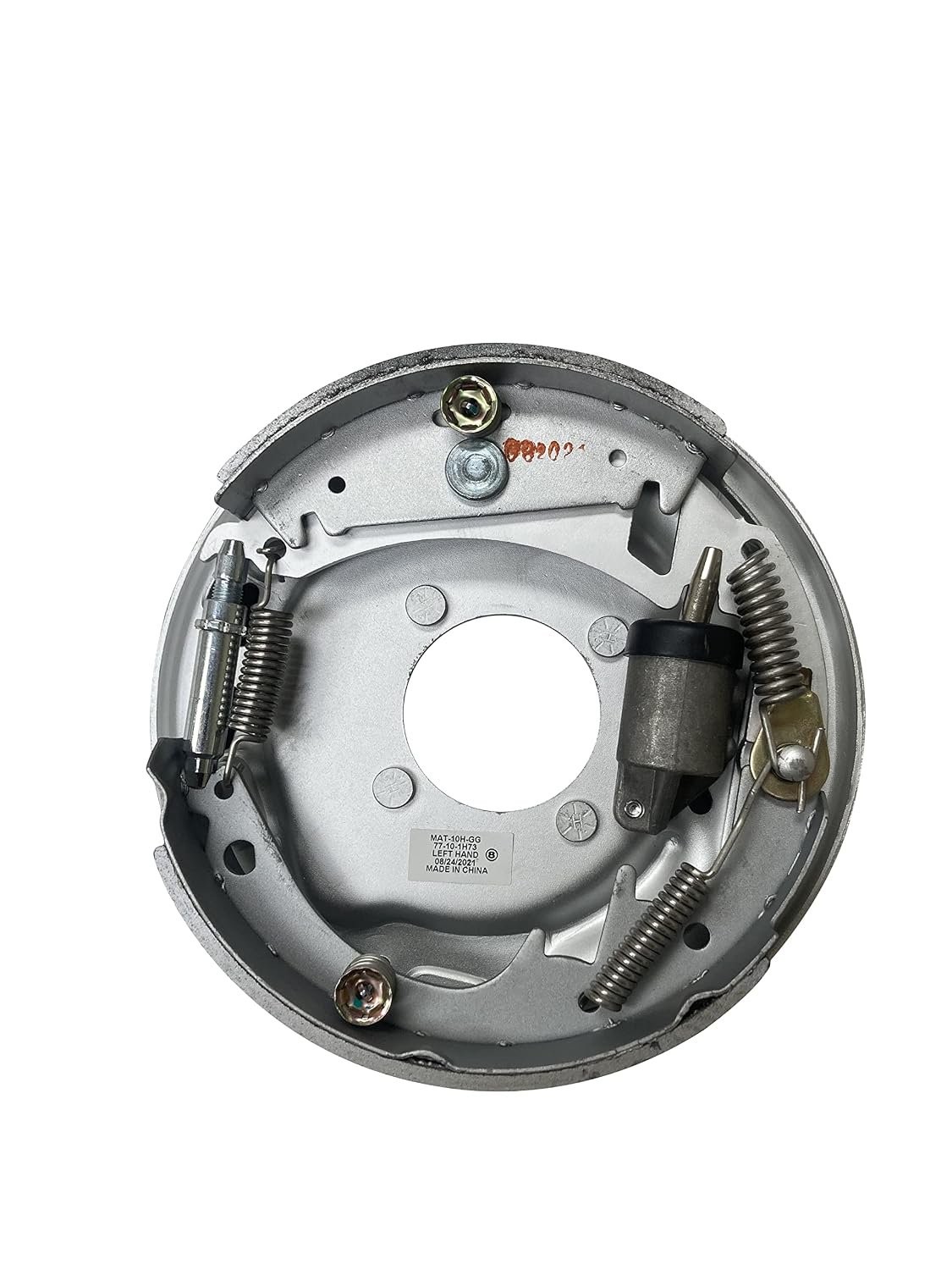 Pair – 10″ Hydraulic Dacromet Coated 3500# Free Backing Plate Trailer Brakes