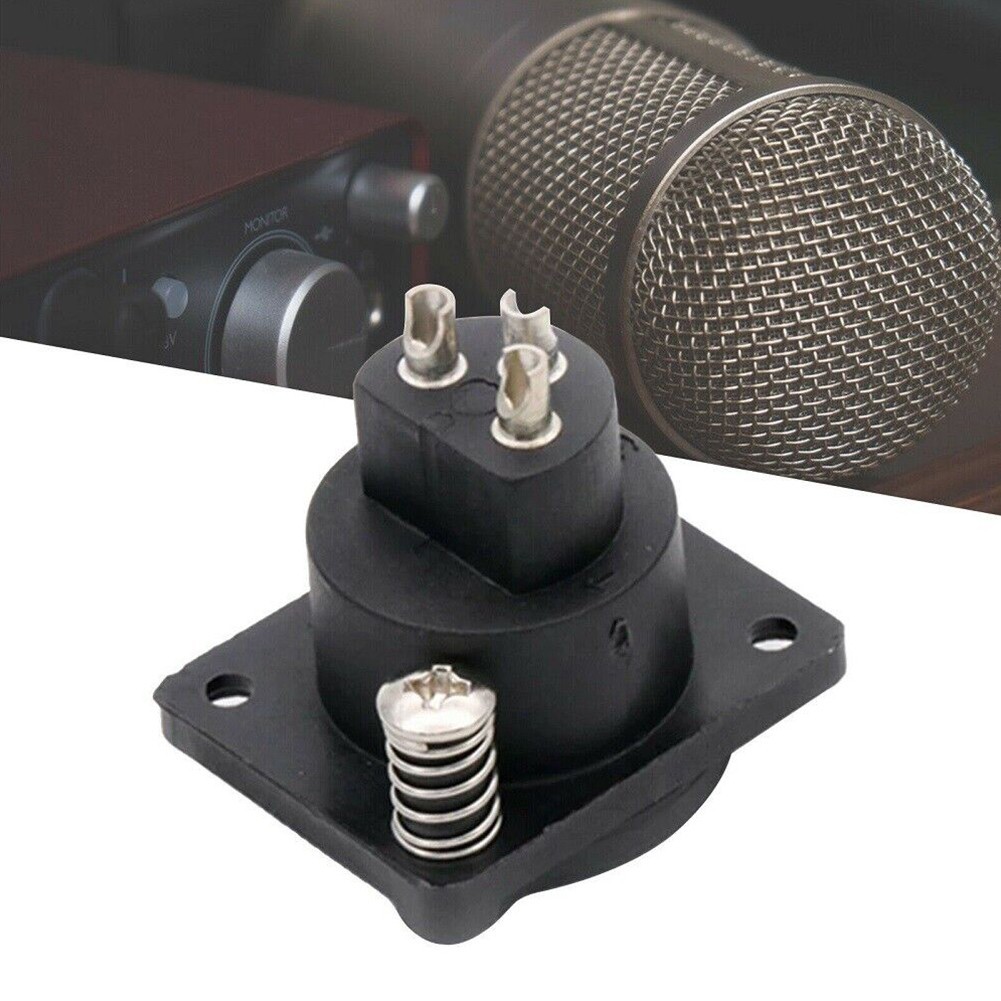 ABS Plastic Shell Auto Replacement Parts XLR 3-pin Socket Charging Port/socket