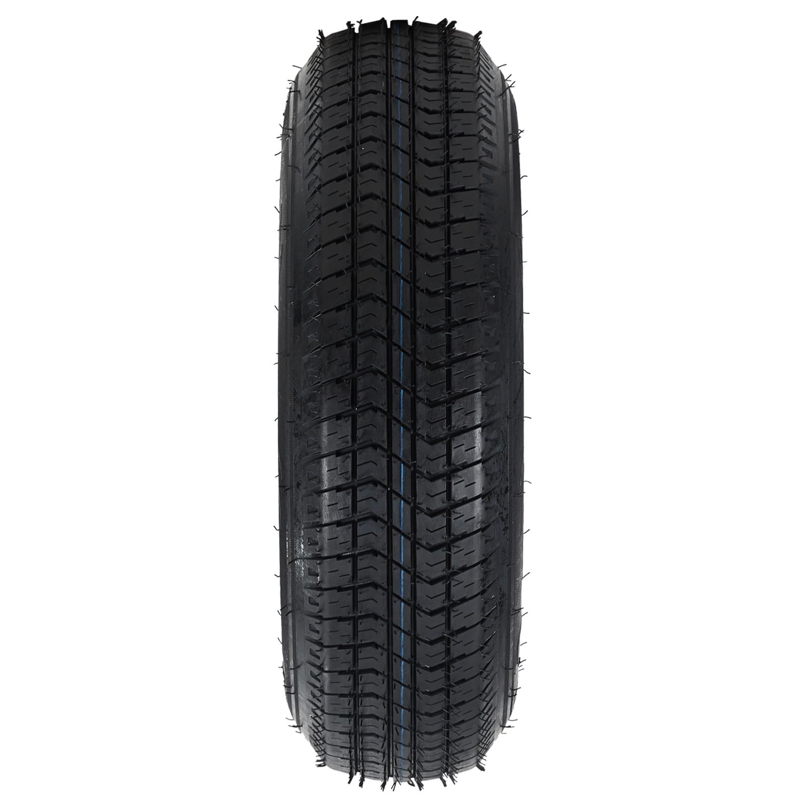 SET 4 ST205/75D15 Trailer Tire 5-Lug White Rim 15″ 1820LBs Capacity Replacement