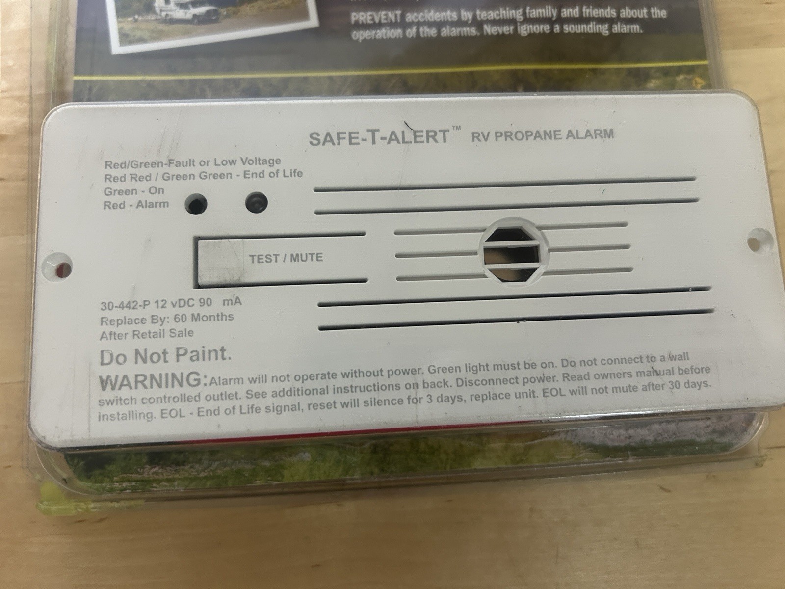 Safe T Alert Classic Propane Gas Alarm RV/Camper NEW (READ)