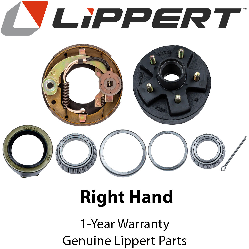 Lippert 7×1.25 Electric Brake Assembly & Hub – 2,200 lb Right Hand, 5 on 4.5″