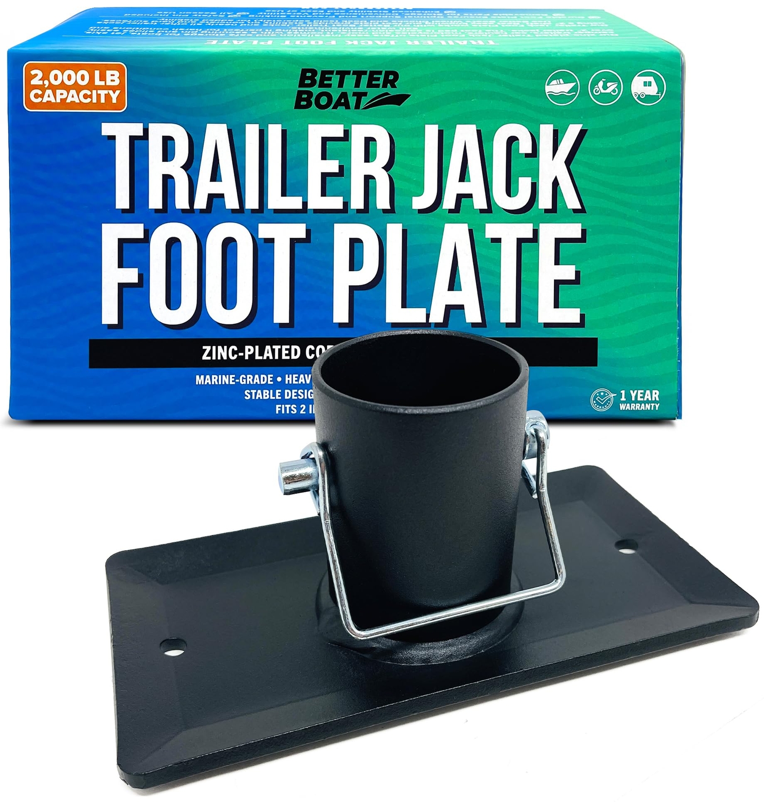 Trailer Jack Foot Plate Removable Trailer Jack Foot Pad Utility Trailer