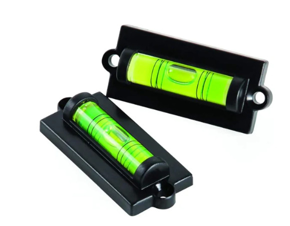 Camco RV Camper Bubble Level 2 Pack Exterior Mount Leveling Indicator 25523