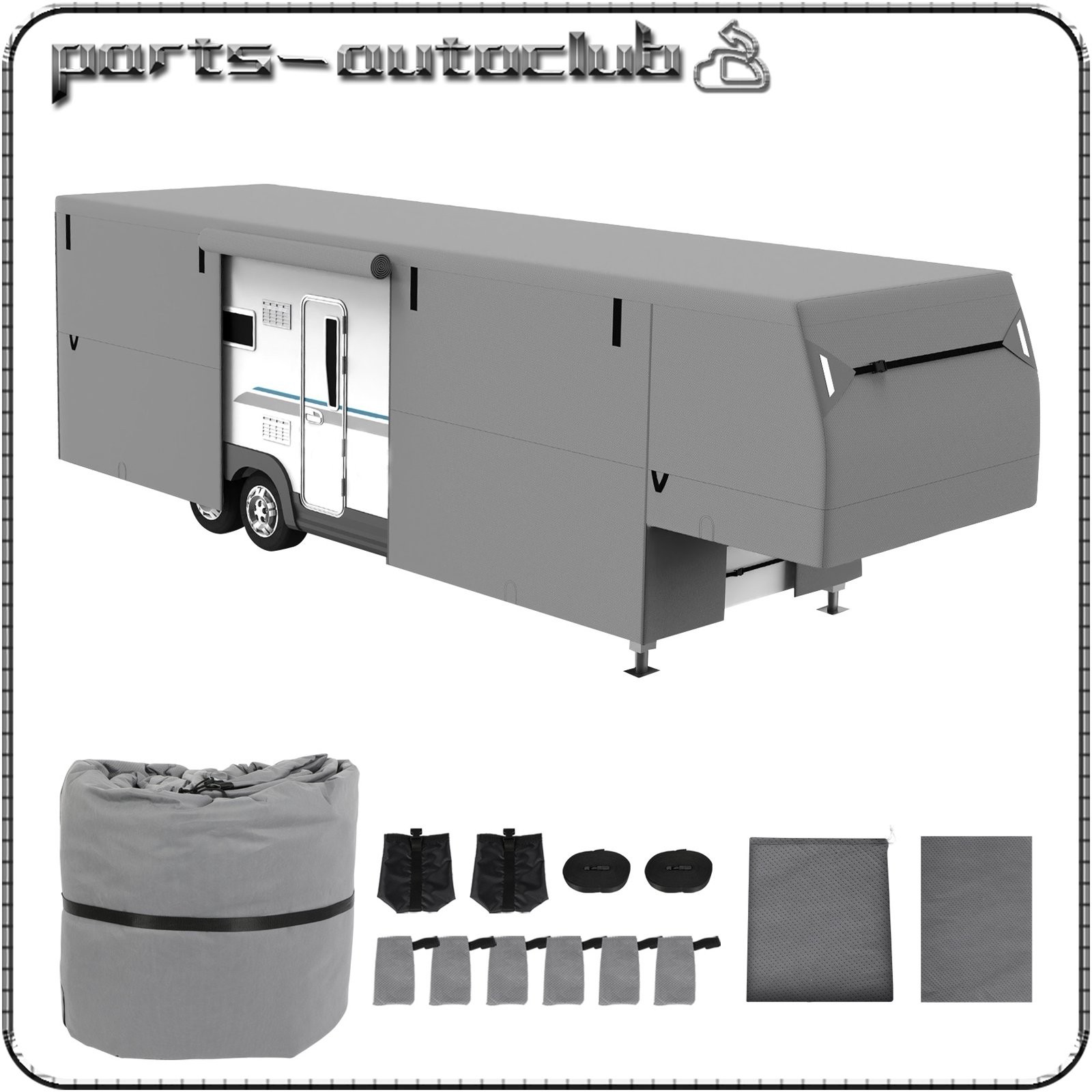34-37 Feet 5th Wheel RV Cover Motorhome Travel Trailer Camper Non-Woven Fabric