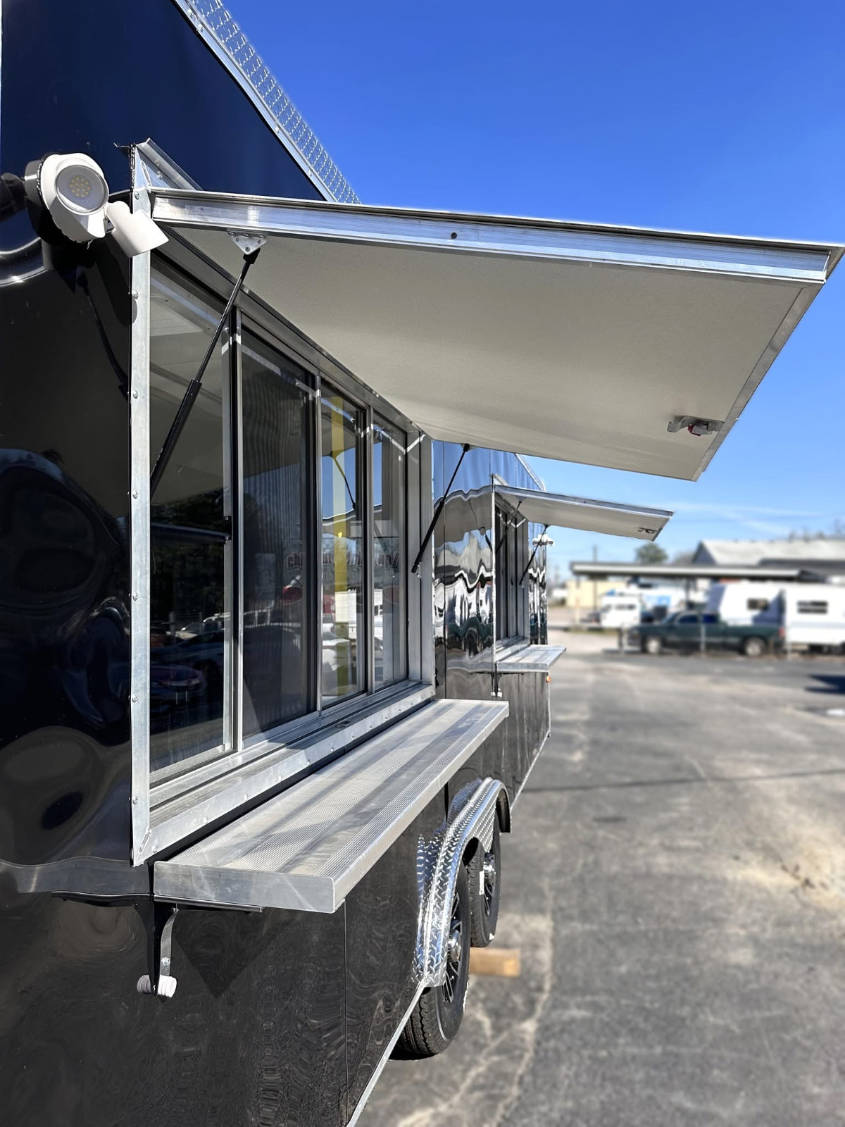 Quality Concession Trailer Serving Window size 40″ X 74″ “LIFETIME WARRANTY”!