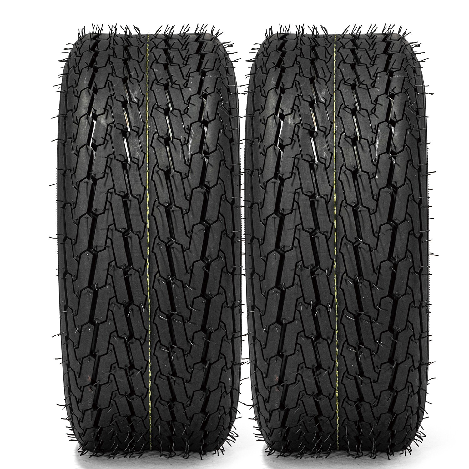 2 Tires 20.5×8-10 Trailer Tires 20.5×8.0-10 Boat Trailer Tires 20.5x8x10 6PR