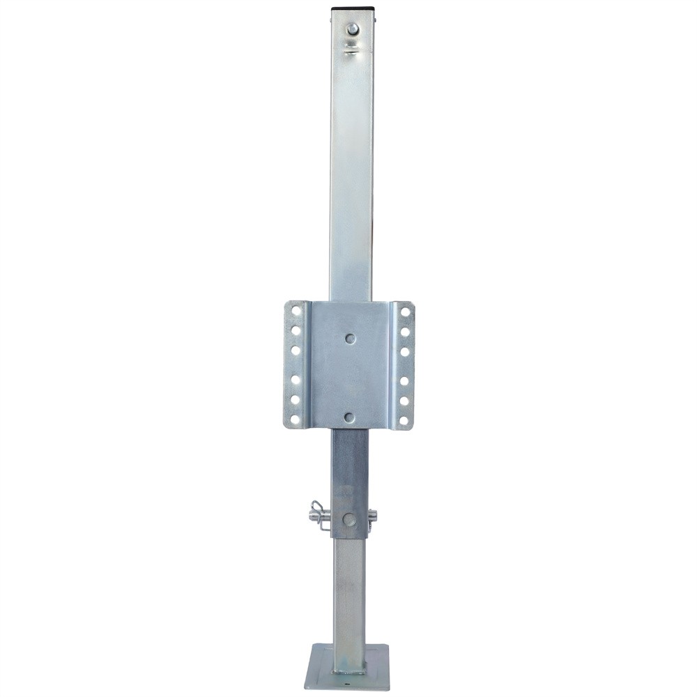 Heavy Duty Trailer Jack, Fixed Mount Jack w/Drop Leg, Max Load 2,500 Lbs