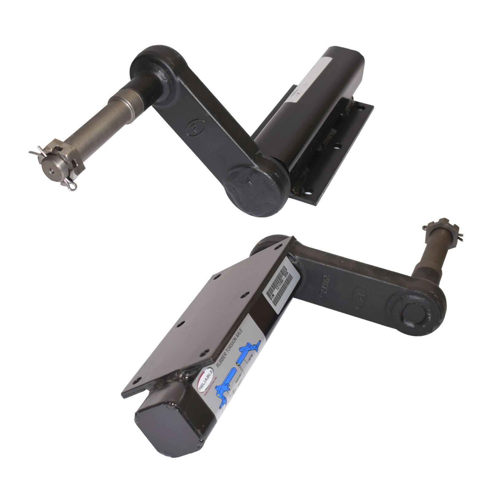 Reliable 500 lb. Capacity Torsional Stub Axles – Pair (TSA-500)