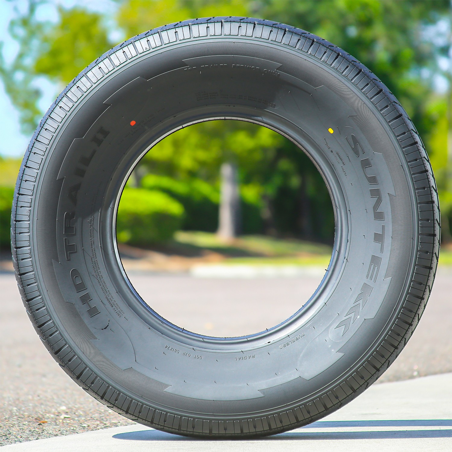 8 Tires ST 235/80R16 126/122M F 12 Ply Suntek HD Trail 2 Semi-Steel Trailer
