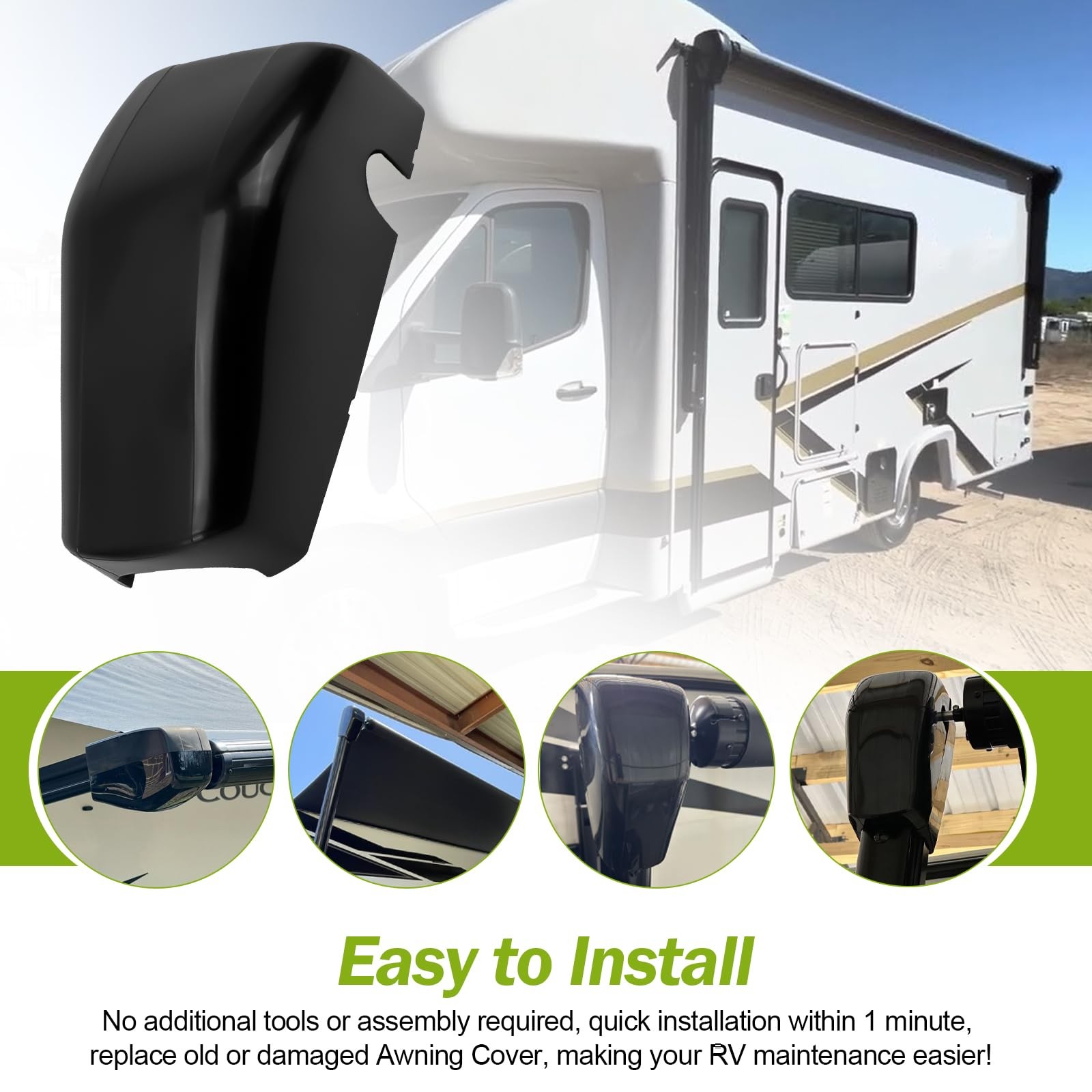 RV Awning Cover for Lippert Components & Solera, Camper Trailer Awning Motor …