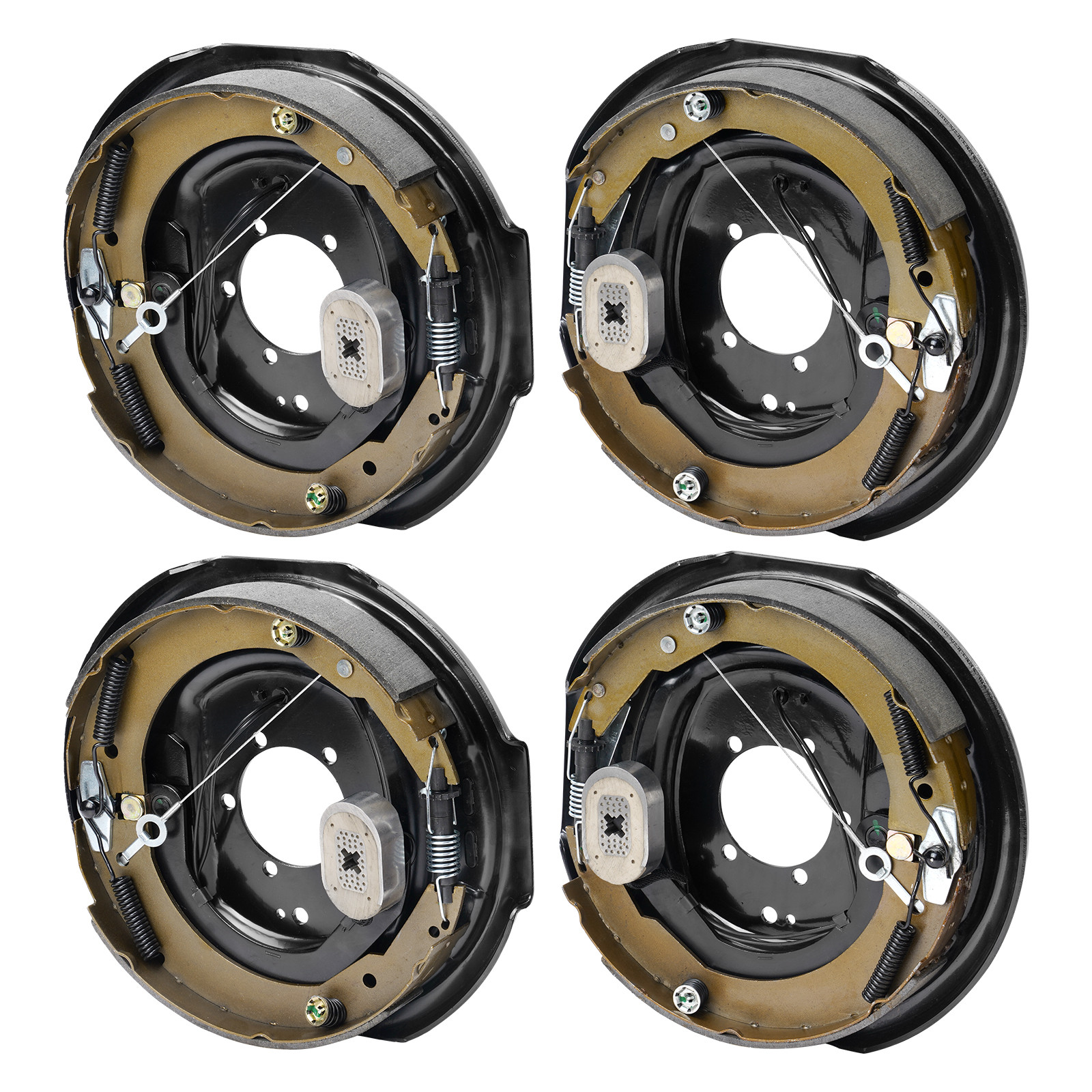 VEVOR Electric Trailer Brake 12″ x 2″ Self-Adjusting Assembly 2 Pairs 7000 lbs