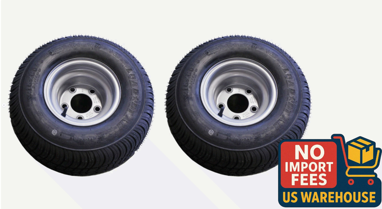 Triton 18.5 X 8.50-8 (215/60-8) 02435 Class C Snowmobile Trailer Tire – Pair