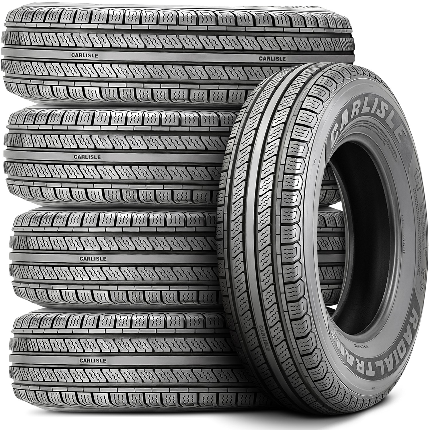 4 Tires Carlisle (Carlstar) Radial Trail HD ST 235/85R16 F 12 Ply Trailer