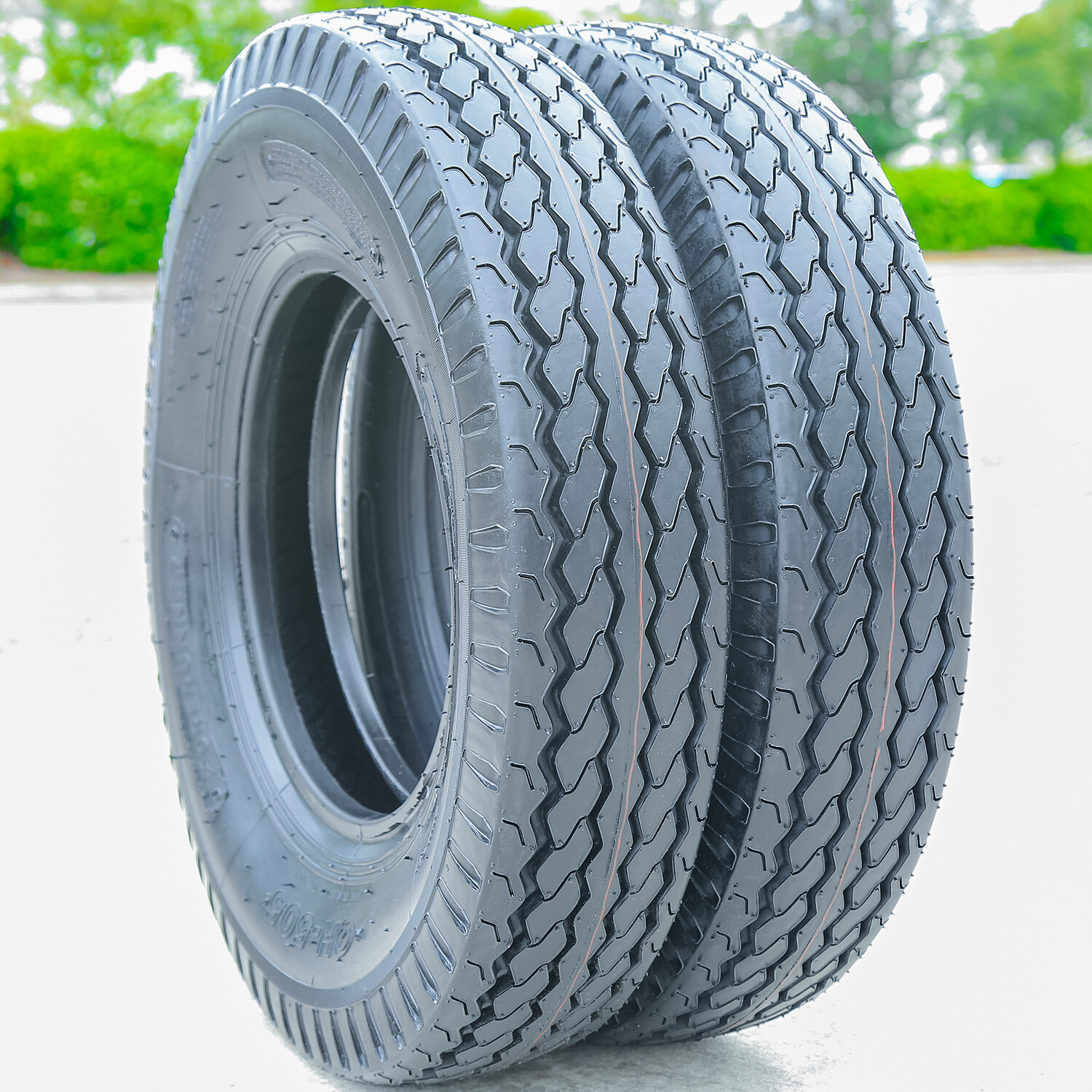 2 Tires Forerunner QH505 ST 7-15 (205/90D15) Load E 10 Ply Trailer