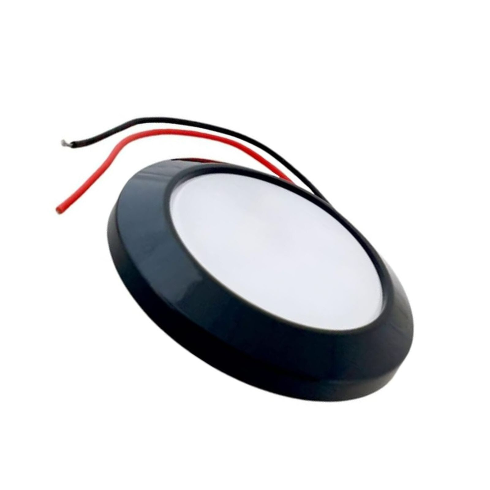 4 x LED 12V 24V Spot Lights Black Surface Mounted Downlights Dimmable Waterproof
