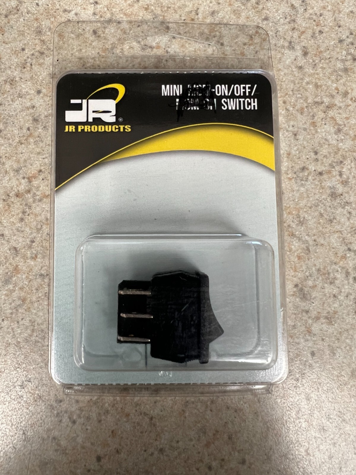 RV – Motorhome / Mini Black Momentary On / Off Switch – Momentary On Switch