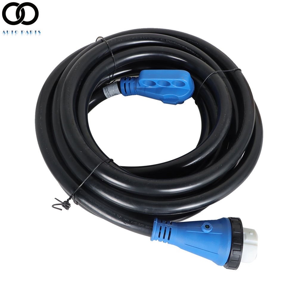 14-50P 50 Amp 30ft Generator Extension Cord & Power Inlet Box Power Combo Kit