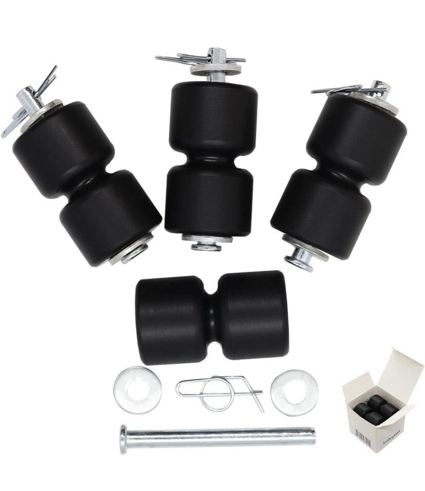 GL1 GMNR925 Trailer Lift Assist Rollers Kit 4-Pack Tailgate Roller Replacement