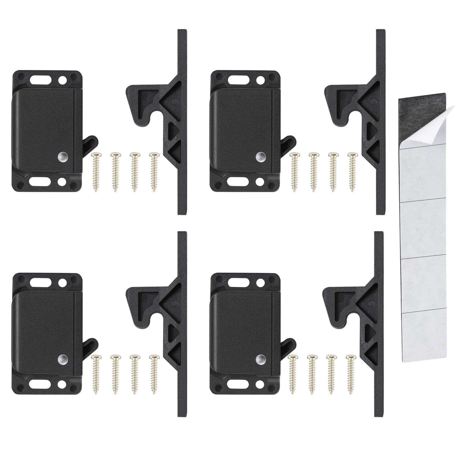 RV Drawer Latches and Catches, 4 Pack RV Cabinet Door Latches and Catches, 10…