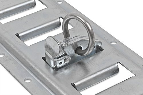 6 Pack E-Track O-Ring Fittings, Heavy-Duty 1.5in Diameter O-Ring, 2,000 lb Worki