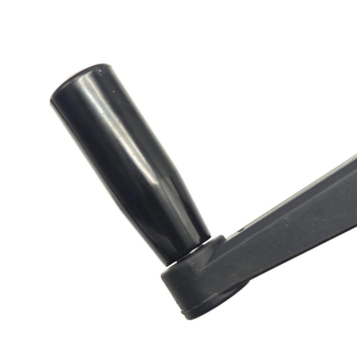 4 Inch Nylon Crank Handle Drill Press Revolving Round Hole 12×100 Black