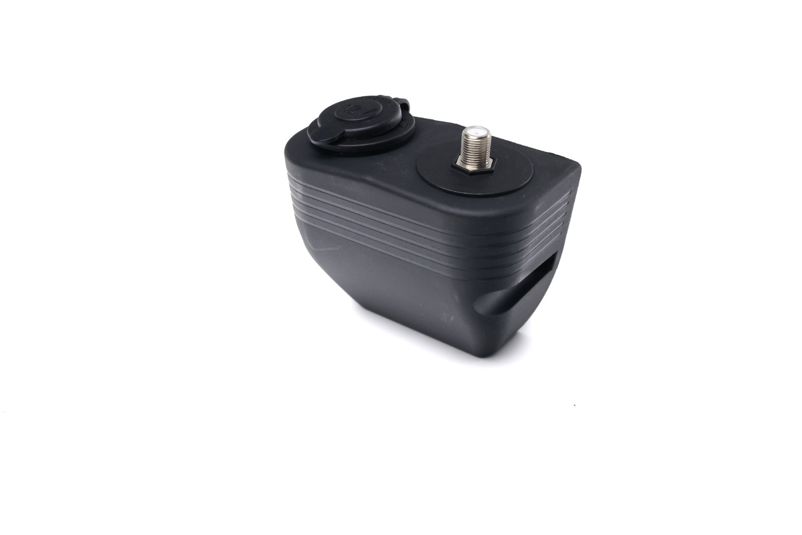 CARAVAN SURFACE MOUNT TV ANTENNA AND 12V ACCESSORY SOCKET BLACK JAYCO JB HILLTOP