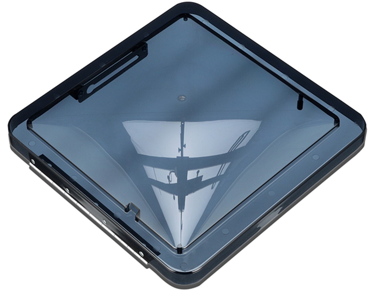Dometic K1020-19 OEM Fan-Tastic Roof Vent Lid Dome Kit, Hinge With Rivets, Smoke