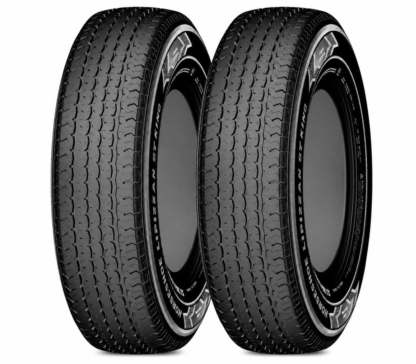 2 LIPIZZAN ST205/75R14 8PR 105/101M Trailer Tires 205/75R14 ST-KING I 205 75 14