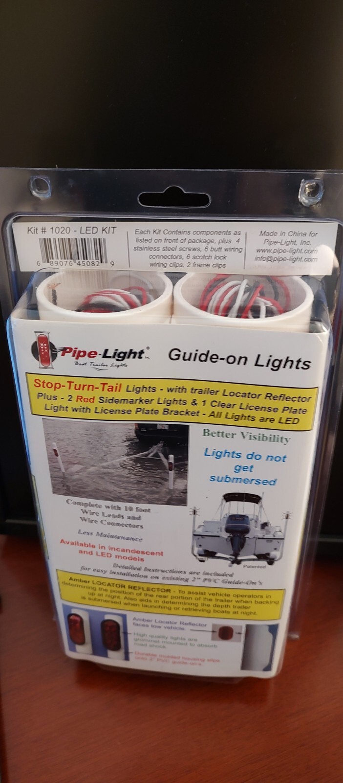 Pipe Light – ORIGINAL 1020 Pipe Light LED Boat Trailer Kit