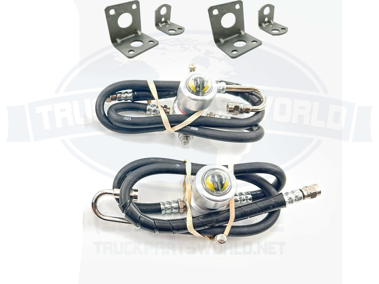 Cat’s Eye Tire Pressure Maintenance System Dual Trucks Trailer 95PSI 2pk Rubber