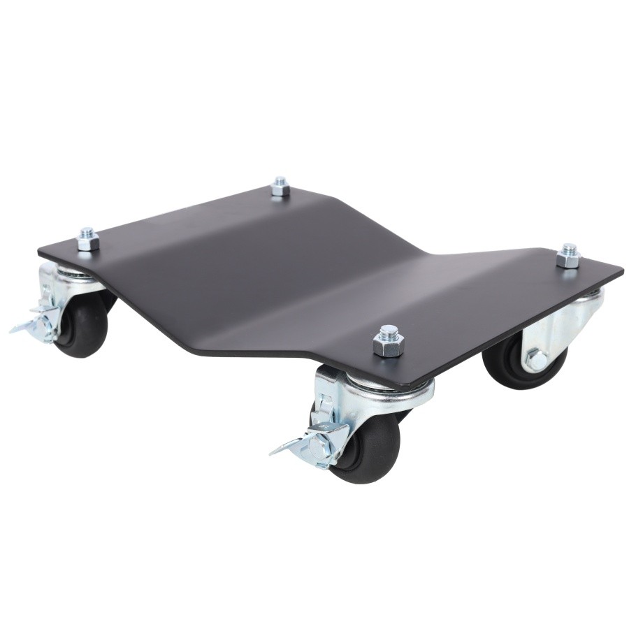 2x 2500lbs Professional Vehicle Dollies, Wheel Dolly Steel Tire Skates