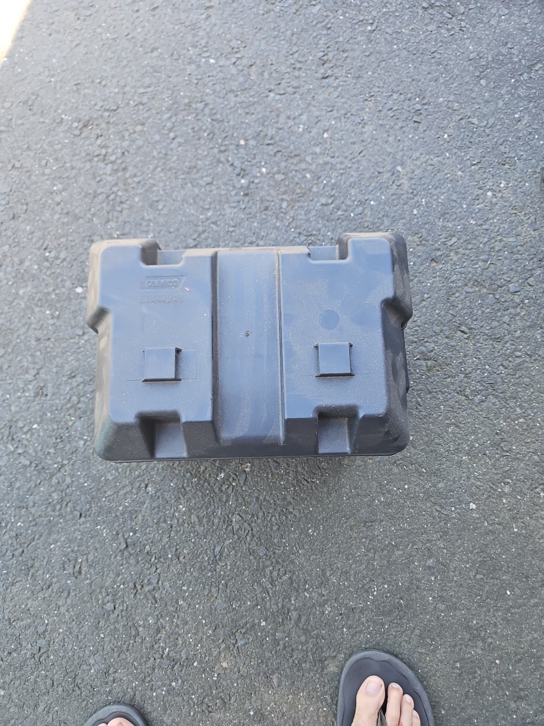 Camco RV Boat Battery Storage Box RV Storage Box RV Accessories