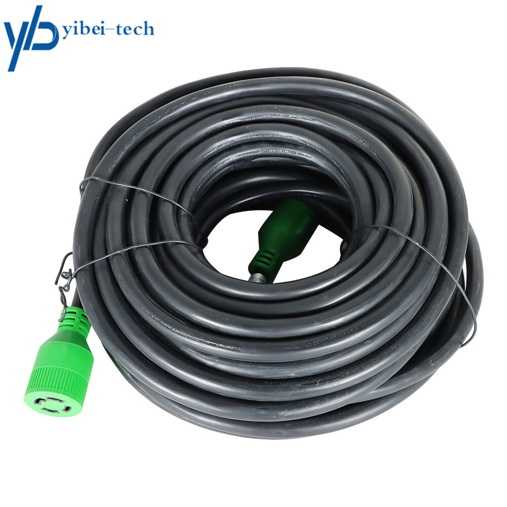 100ft 30Amp RV Power Extension Cord L14-30 4 Prong For Trailer Motorhome Camper