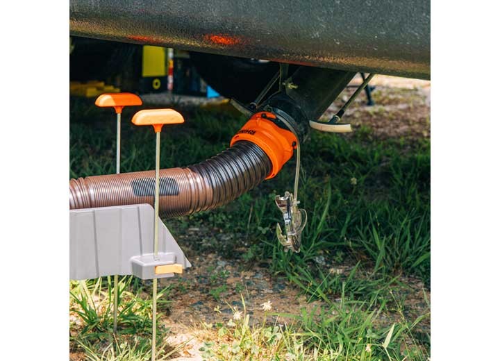 Camco 39761 RhinoFLEX RV Sewer Kit with Pre-Attached Fittings – 15 ft.