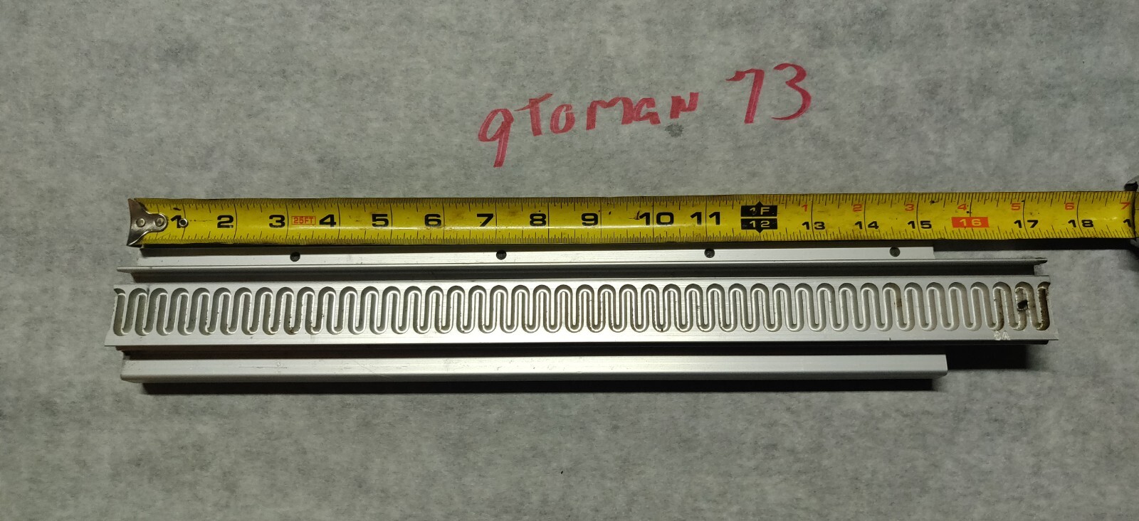 LIPPERT LCI SCHWINTEK SLIDE OUT ROOM GEAR RACK TRACK 17 1/8″ BOTTOM LEFT SIDE