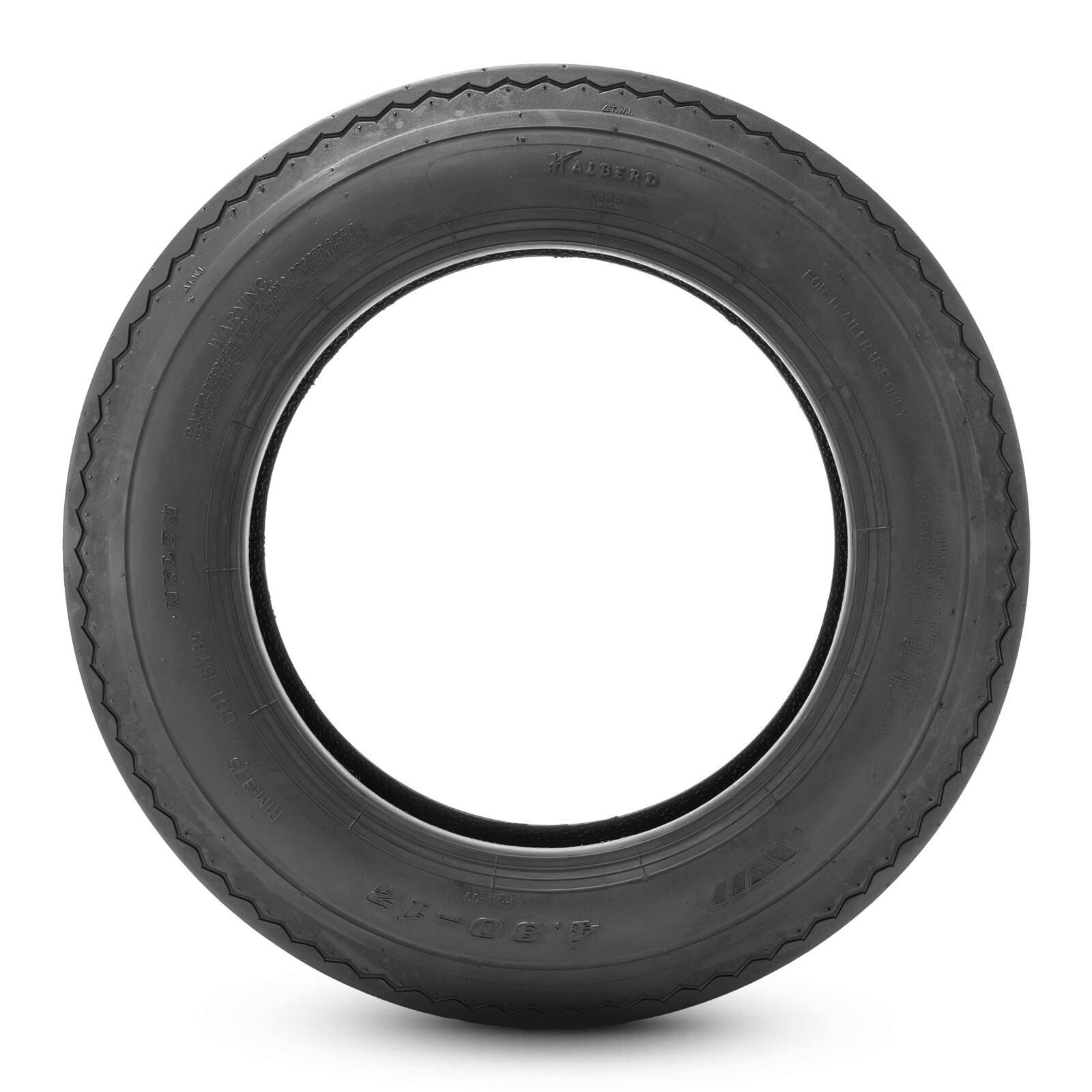 Set Of 2 4.80-12 Trailer Tires 6Ply Heavy Duty 4.8×12 480-12 4.8-12 Replacement