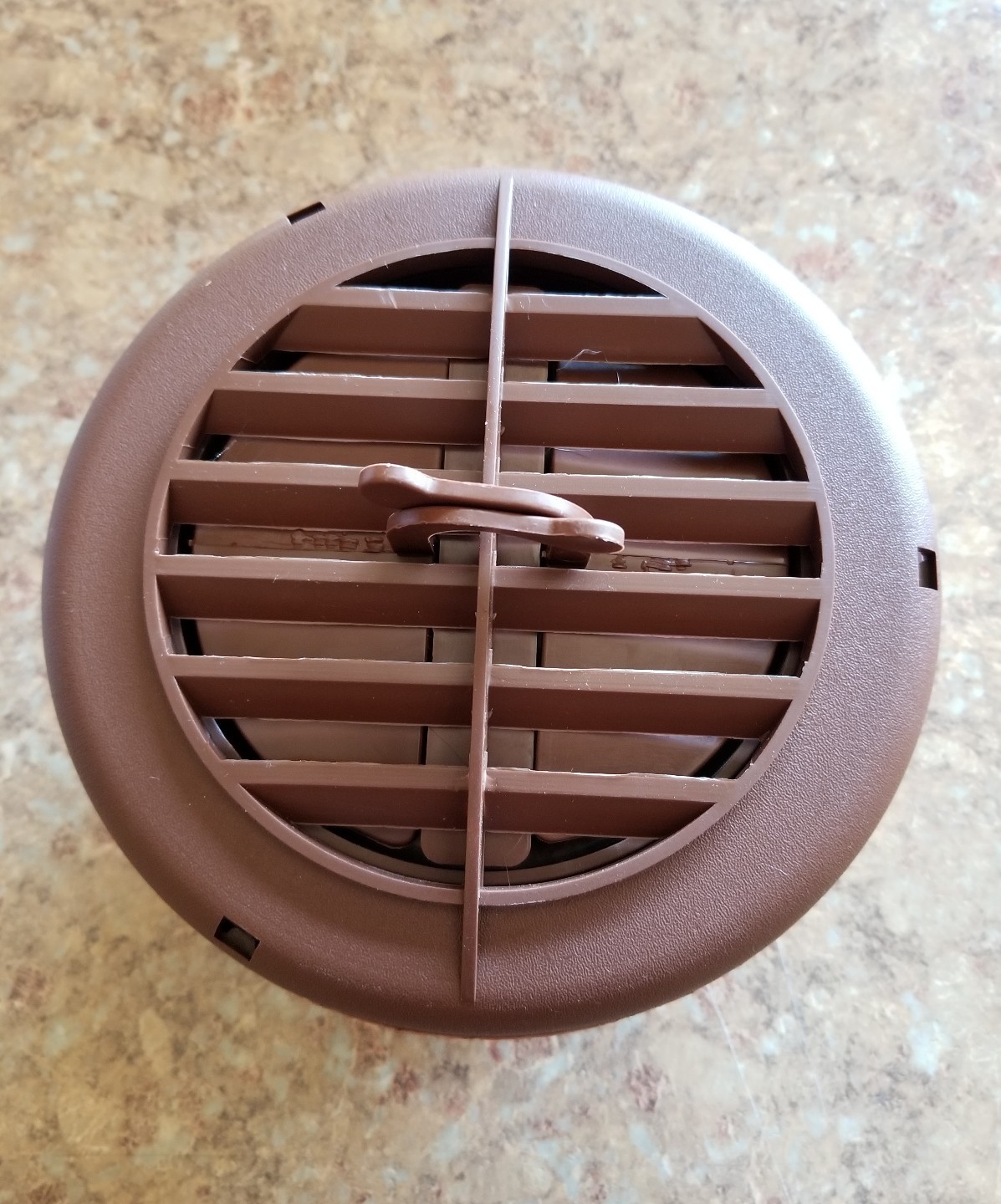 RV PRO-DUCT INC. Dark Brown 4″ Plastic Snap On Air Vent with Grill