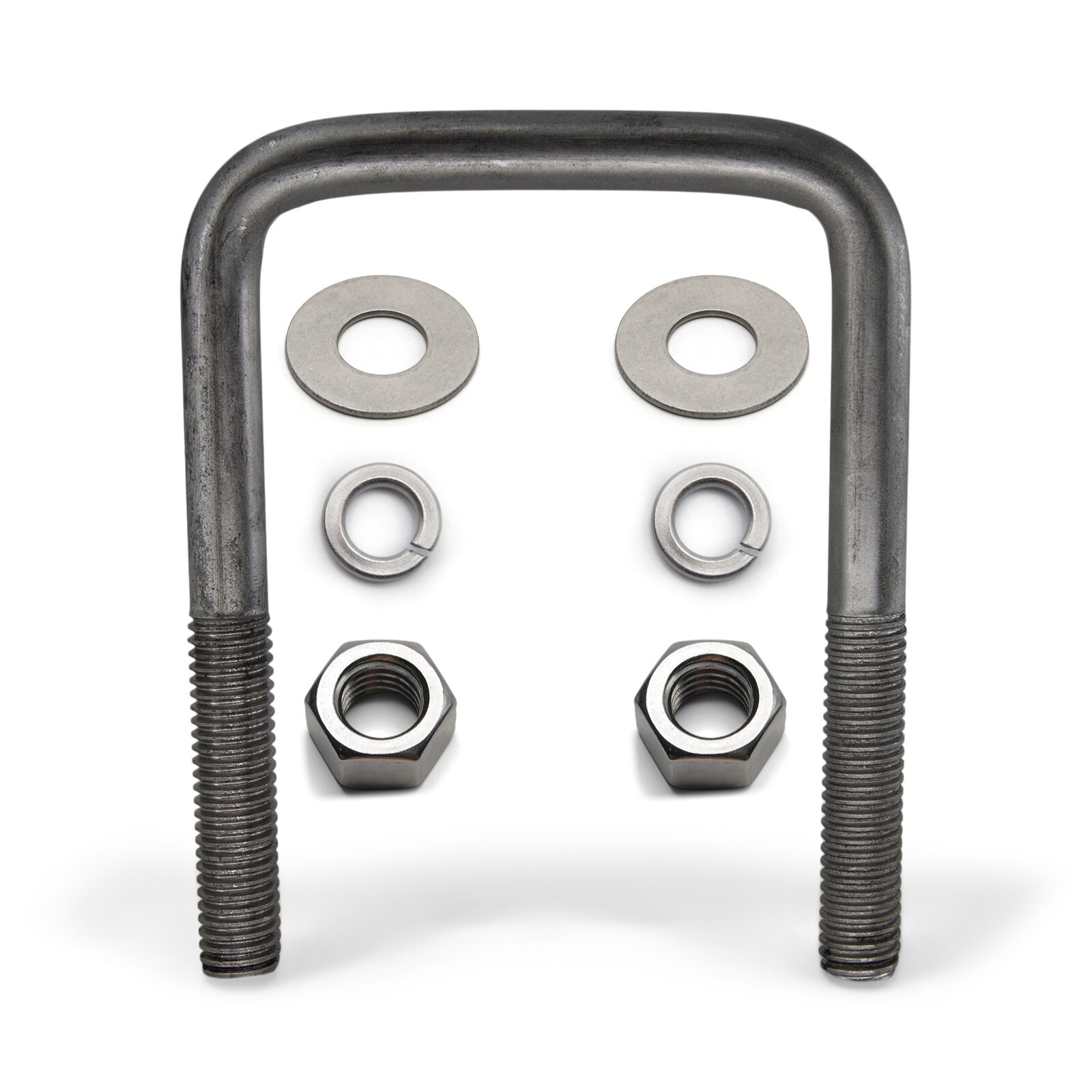 (4) Boat Trailer Square U-Bolt Stainless Steel 1/2″Dia x 3″ W x 4 5/16″ L