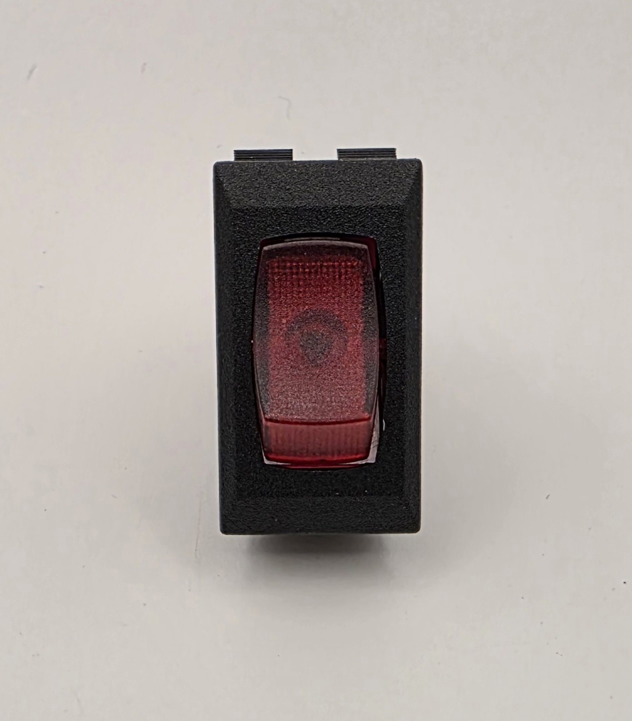 12525 Illuminated 12V On/Off Switch Red/Black SPST JR Products