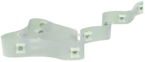 JR Products 81365 Type D 72 Inch Sew-In Curtain Slide Tape