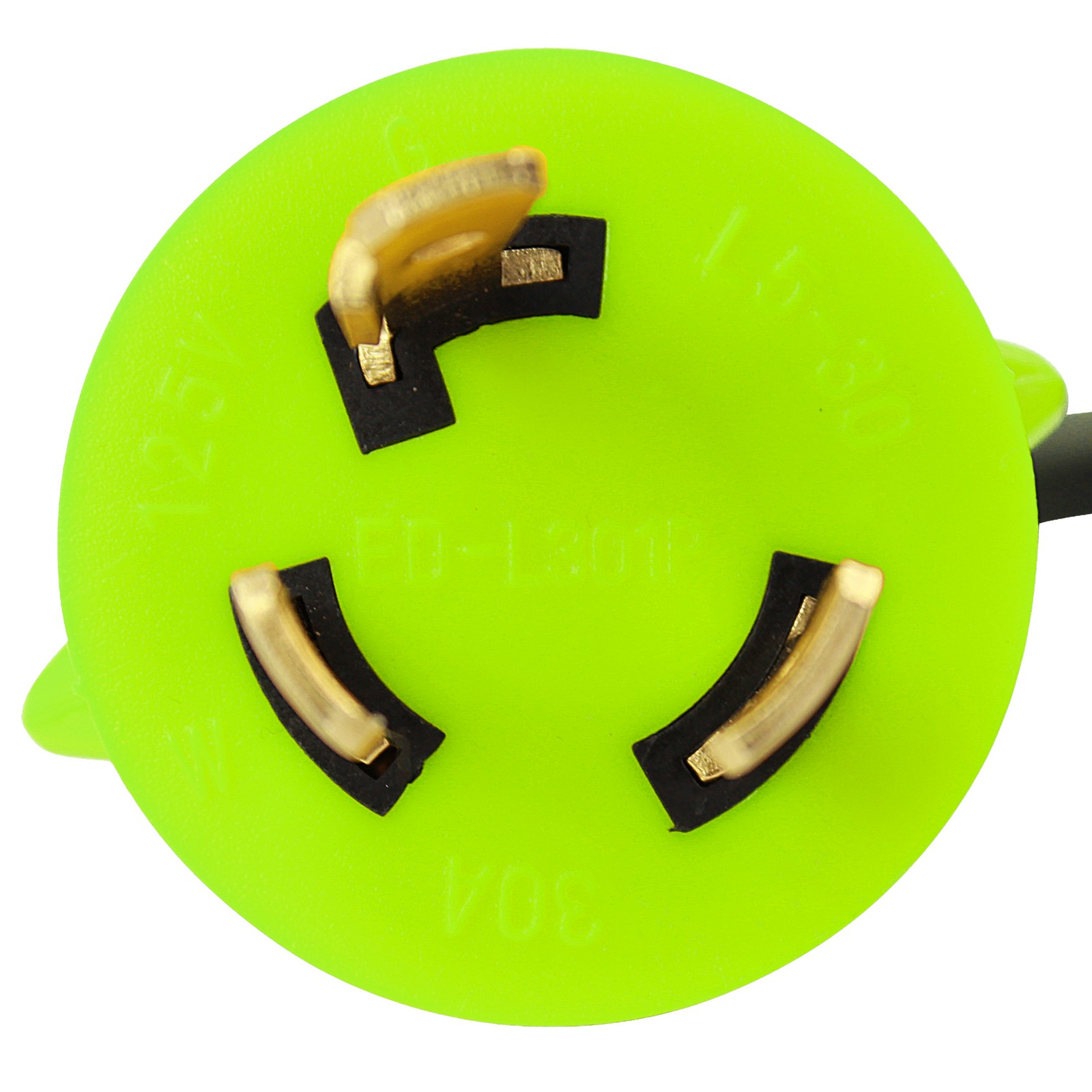 Generator Adapter Cord 18″ 3 Prong Power Cable 10/4 Tri 15 Amp Adapter Plug