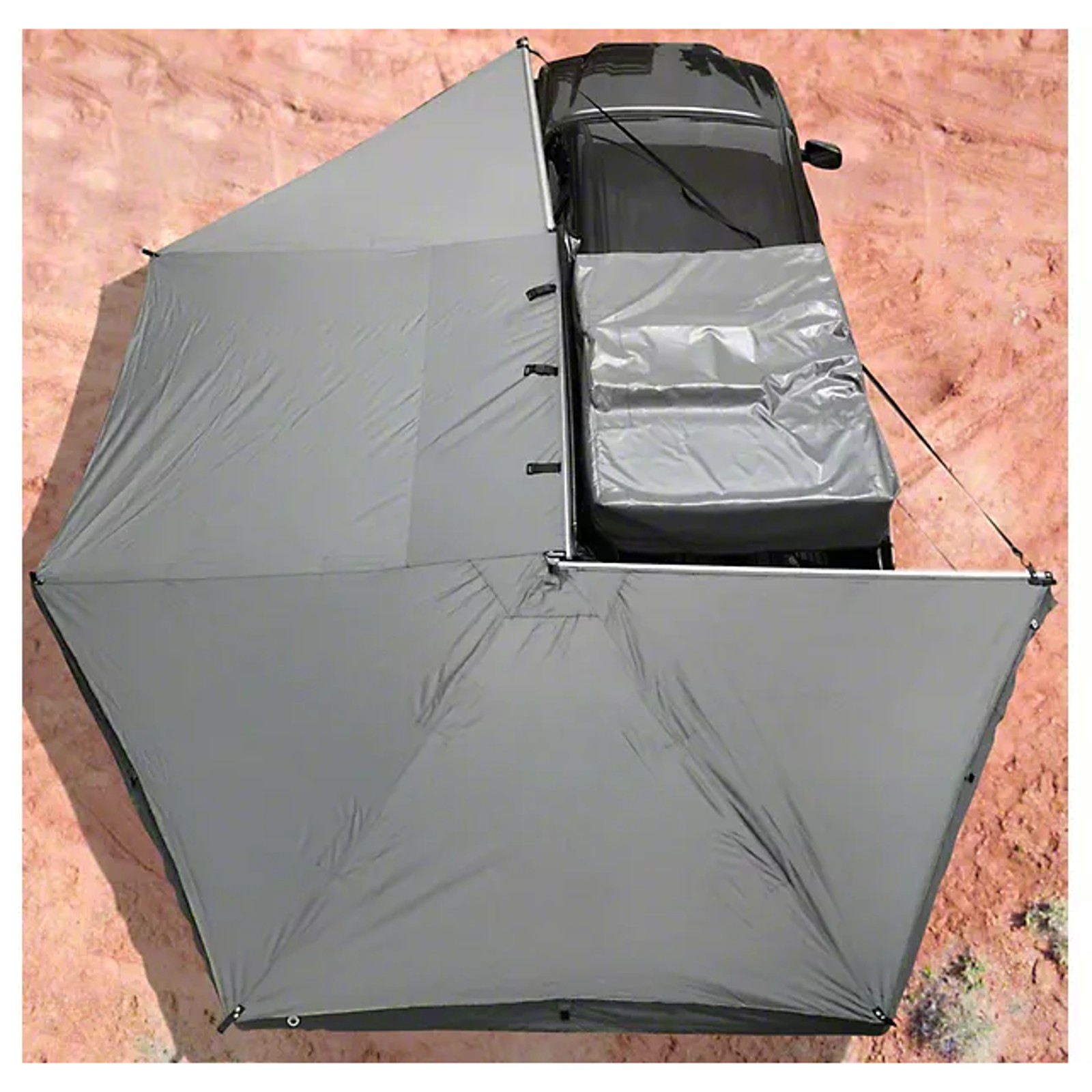 Overland Universal Nomadic Awning 270 Poly Cotton Dark Gray Left Cover 18079909