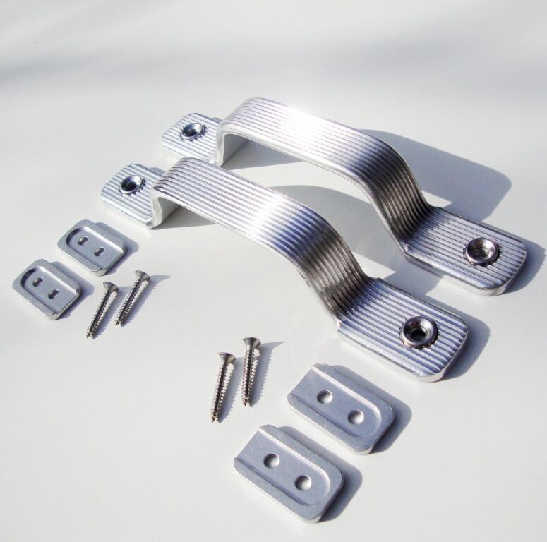 Billet Aluminium Cab Door Pulls Pair For VW T2 Bay 1967-1979 Campervan Motorhome