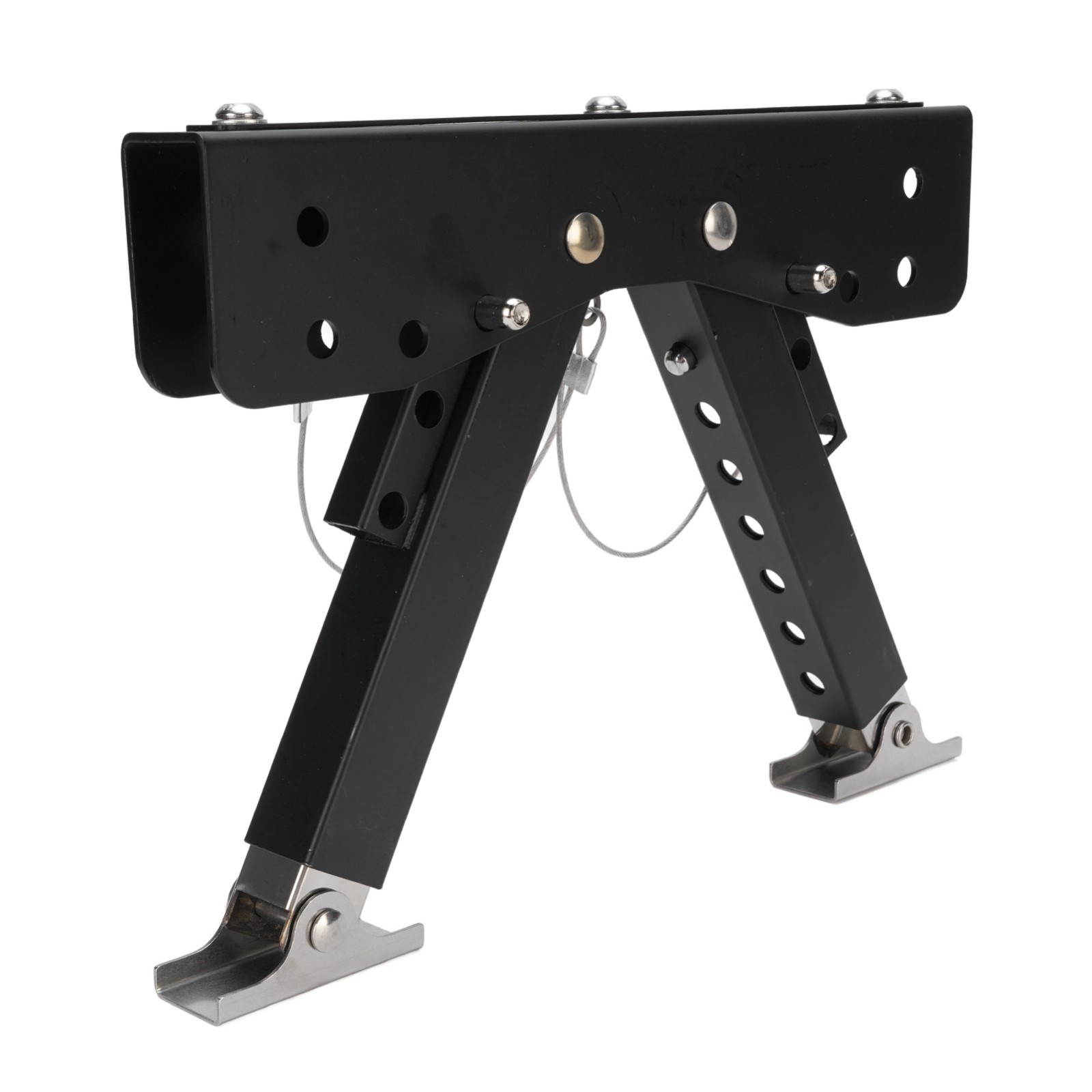 RV Step Stabilizer Kit Adjustable Height 2.8-11.4 Inch Foldable Enhanced Stabili