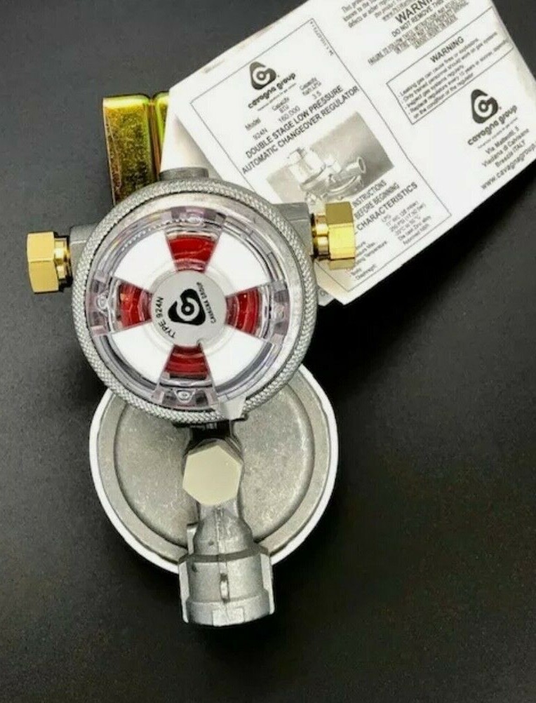 Cavagna Propane LP Auto Changeover Regulator 924N 11″ WC LP Gas 3/8″ Outlet. 2