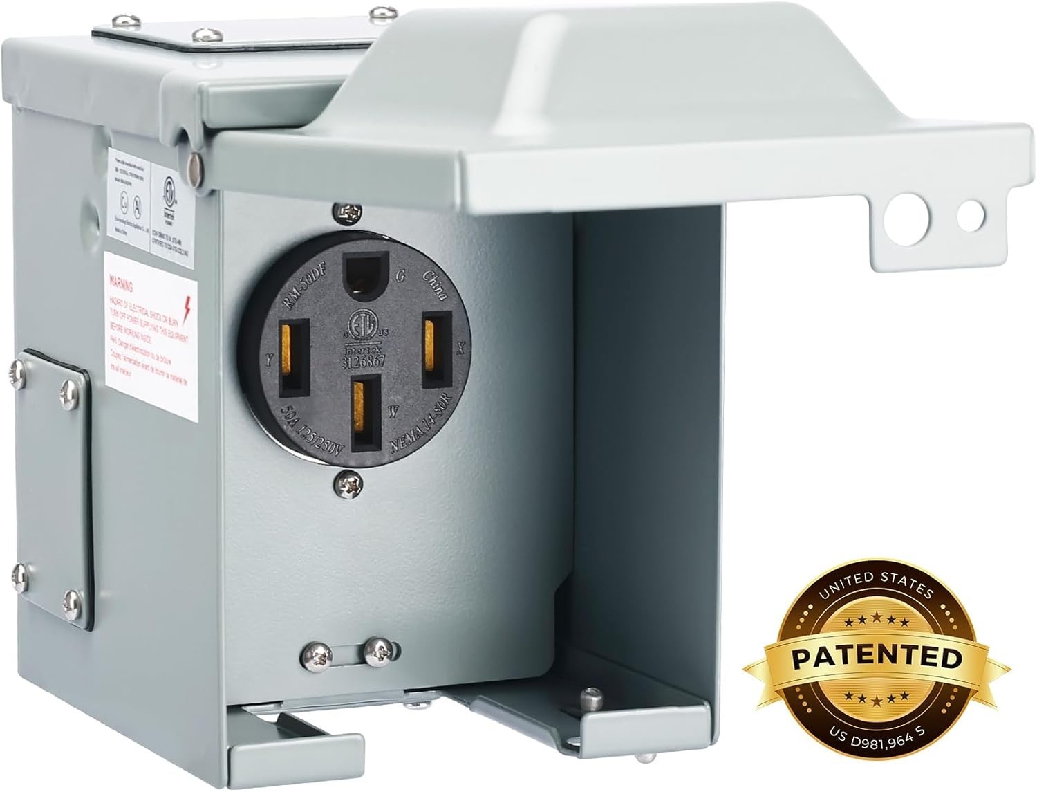 Compact 50 Amp Outdoor Electrical Panel for RVs – Weather-Resistant Design