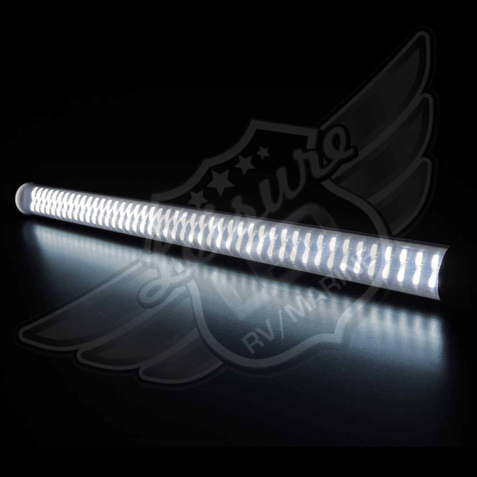 12V DC RV Marine F15T8 LED Tube Light 9W 18″(17-3/4″ pin to pin) Cool W 600 lm