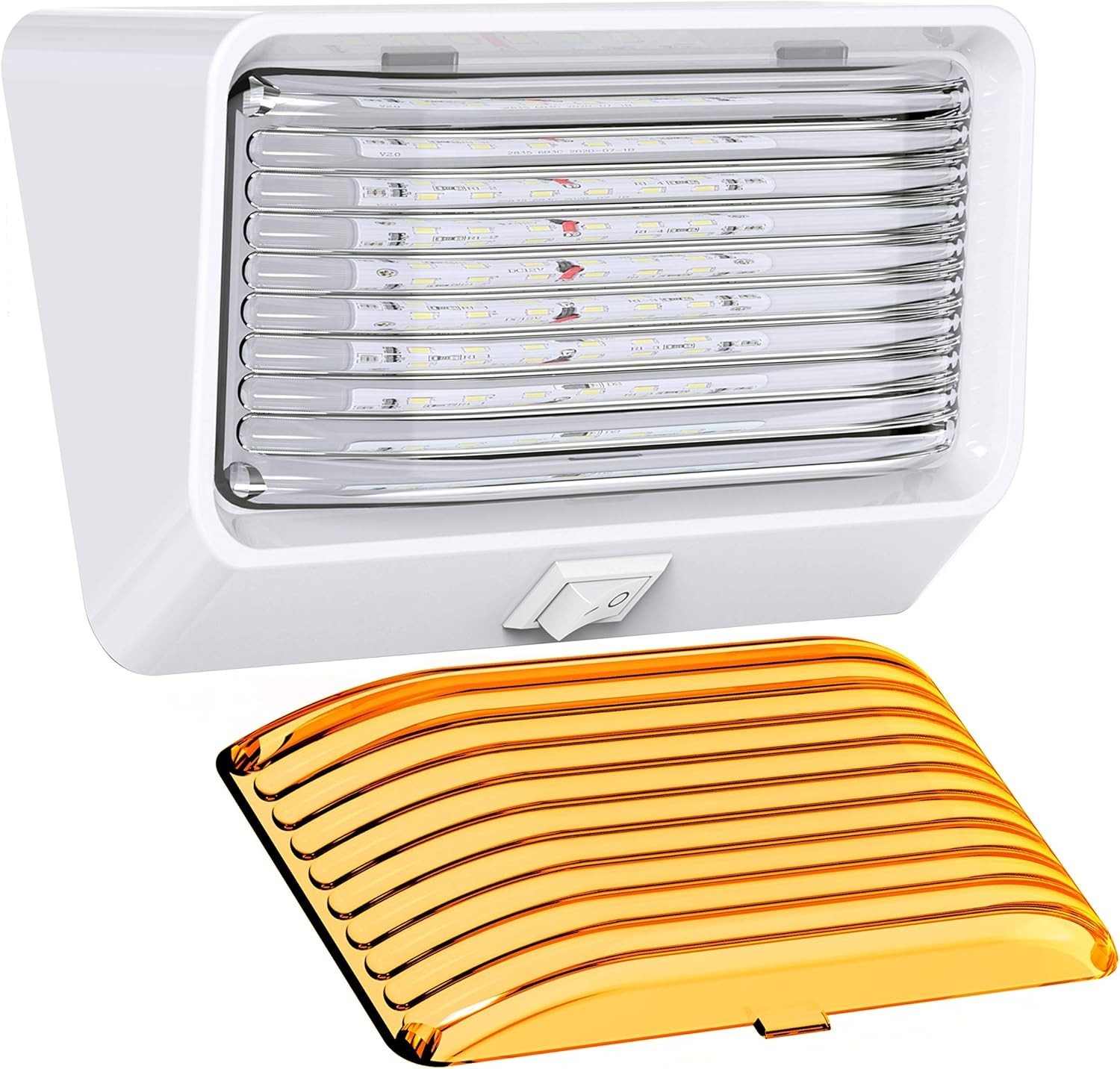 300 Lumen LED RV Porch Light with Switch – Waterproof & Durable 12v Lighting