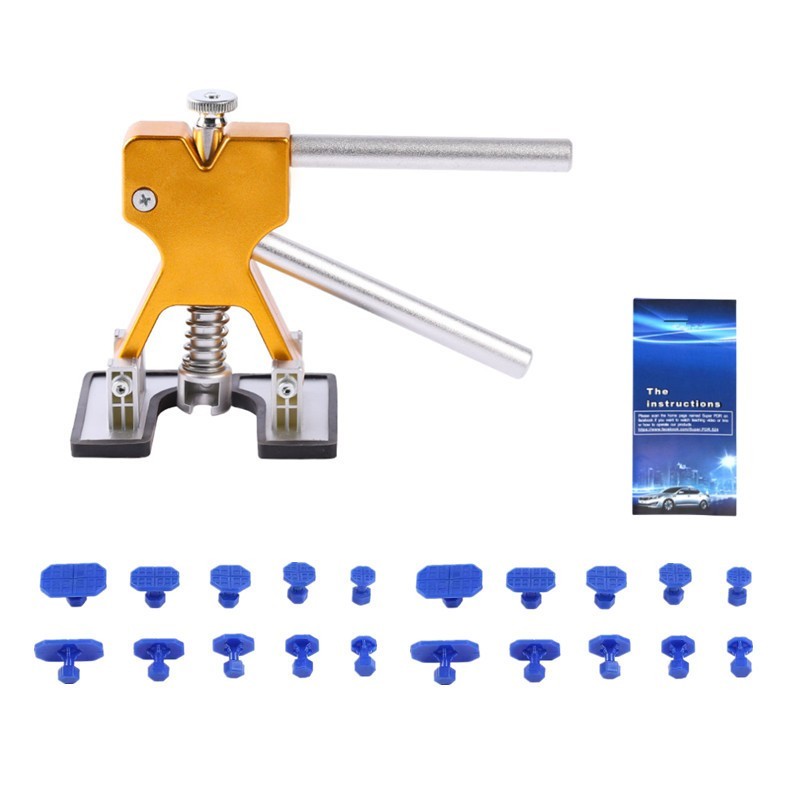 Car Body Sheet Metal Paintless Dent Plastic Puller Kit Auto Hail Pit Removal Rep