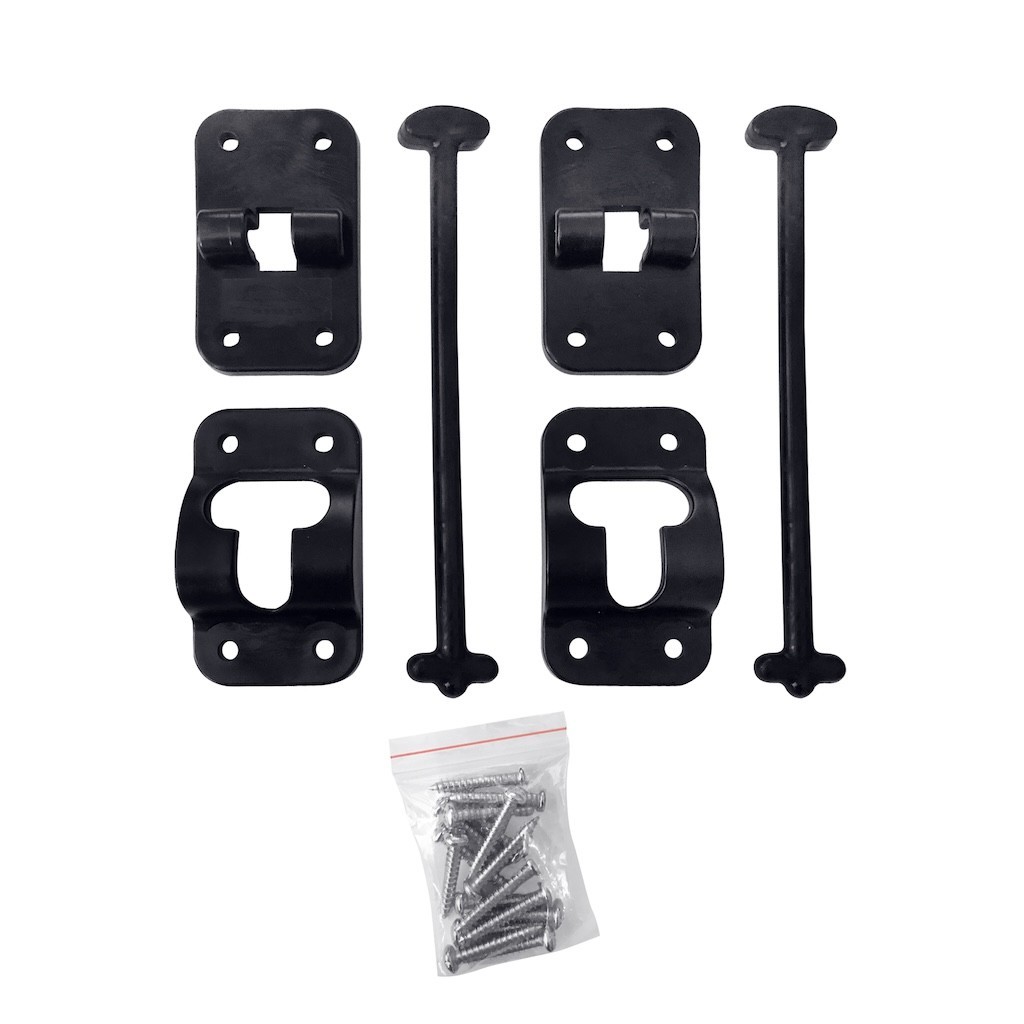 6″ T-Style Door Catch Latch Holders RV Camper Trailer Cargo Hatch 2 PC – Camp’N